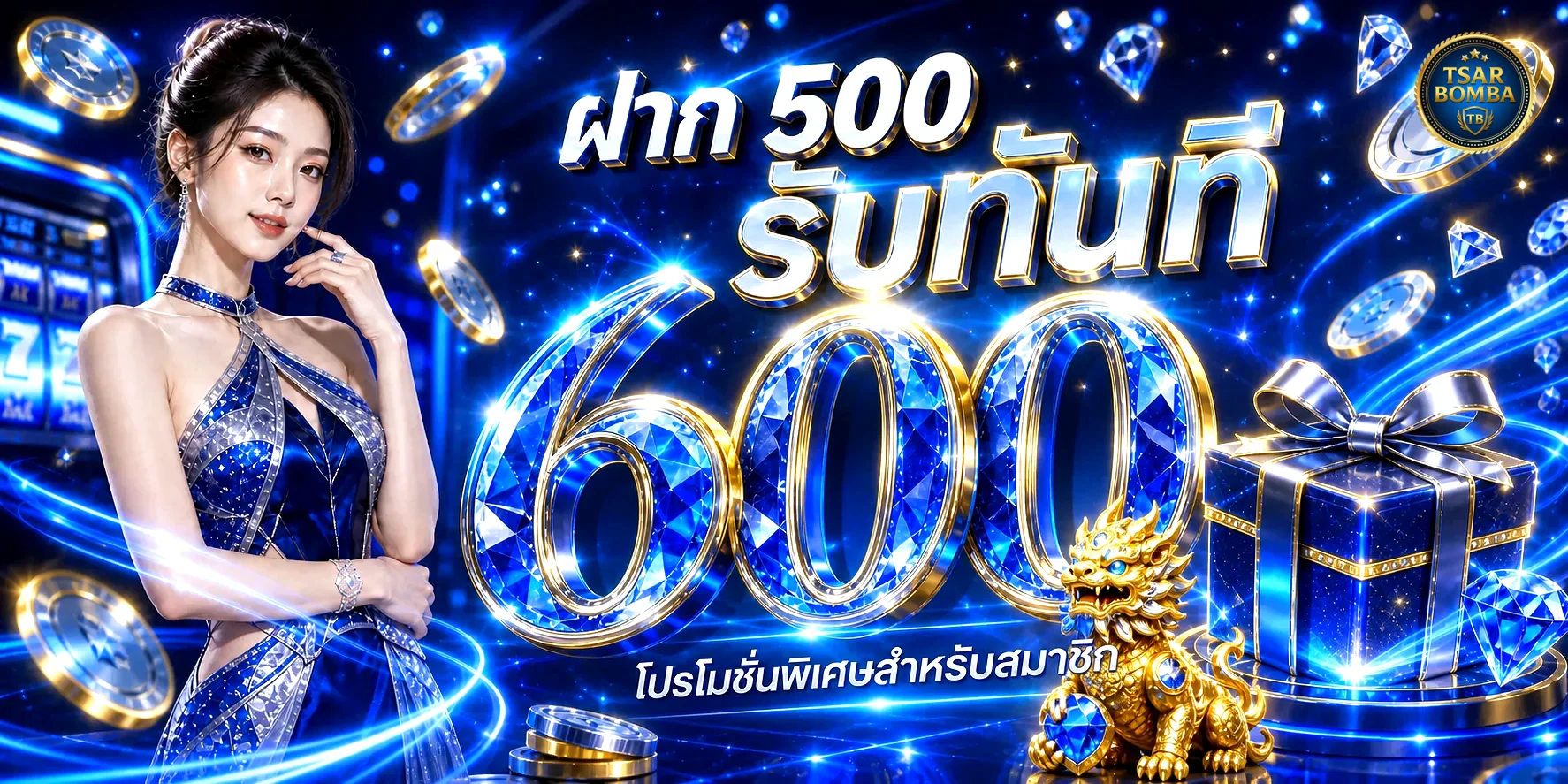 TsarBomba เว็บตรง โปรฝาก 500 รับทันที 600